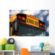 school bus Wall Mural