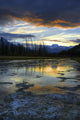 Vermillion Lakes, Outside Of Banff, Alberta Wall Mural
