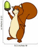 Squirrel acorn, squirrel, Wall Decal