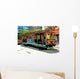 Comic Image Cable Car Wall Decal