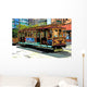 Comic Image Cable Car Wall Decal