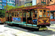 Comic Image Cable Car Wall Decal