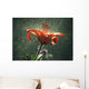 Lilly in the Rain Wall Mural