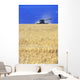 Spring Wheat Harvest, Tiger Hills, Manitoba Wall Mural