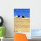 Spring Wheat Harvest, Tiger Hills, Manitoba Wall Mural