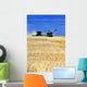 Spring Wheat Harvest, Tiger Hills, Manitoba Wall Mural