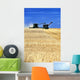 Spring Wheat Harvest, Tiger Hills, Manitoba Wall Mural