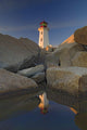 Lighthouse, Peggy's Cove, Nova Scotia Wall Mural