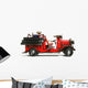 antique fire truck Wall Decal