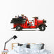 antique fire truck Wall Decal