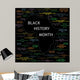 Black History Month Collage Wall Mural