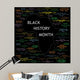 Black History Month Collage Wall Mural