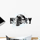 Ice Hockey Wall Decal