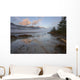 Early Morning On Sandy Banks Of Sunwapta River Wall Mural