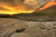 Orange Sunset Wall Mural