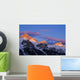 Mt Rundle Peaks At Sunrise, Canmore, Alberta Wall Mural
