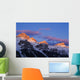 Mt Rundle Peaks At Sunrise, Canmore, Alberta Wall Mural