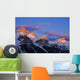 Mt Rundle Peaks At Sunrise, Canmore, Alberta Wall Mural