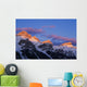 Mt Rundle Peaks At Sunrise, Canmore, Alberta Wall Mural