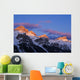 Mt Rundle Peaks At Sunrise, Canmore, Alberta Wall Mural