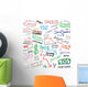 Economy Doodles Wall Mural