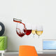 Red and White Wine Wall Decal