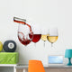 Red and White Wine Wall Decal