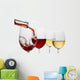 Red and White Wine Wall Decal