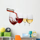 Red and White Wine Wall Decal