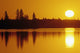 Reflections On Jessica Lake At Sunrise Wall Mural