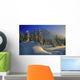 Winter Scene, Boom Lake, Banff National Park, Alberta Wall Mural