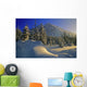 Winter Scene, Boom Lake, Banff National Park, Alberta Wall Mural