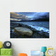 Abraham Lake At Sunset Outside Banff National Park, Alberta Wall Mural