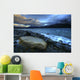 Abraham Lake At Sunset Outside Banff National Park, Alberta Wall Mural