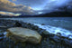Abraham Lake At Sunset Outside Banff National Park, Alberta Wall Mural