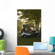 Golf Carts In Early Morning At A Golf Club, Newmarket, Ontario Wall Mural