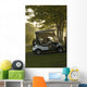 Golf Carts In Early Morning At A Golf Club, Newmarket, Ontario Wall Mural
