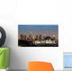Griffith Observatory & La Skyline at Night Wall Mural