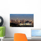 Griffith Observatory & La Skyline at Night Wall Mural