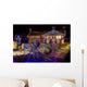 Christmas Lights, North Rustico, Prince Edward Island Wall Mural