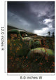 Storm Clouds Over Old Abandoned Trucks, North Canol Road, Yukon Wall Mural