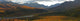 Panoramic Of Tombstone Lookout In Autumn Wall Mural