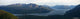Panoramic Of Carcross And Bennett Lake Seen From Caribou Mountain Wall Mural