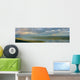 Panoramic Of An Approaching Storm And With A Rainbow Wall Mural