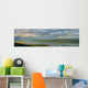 Panoramic Of An Approaching Storm And With A Rainbow Wall Mural