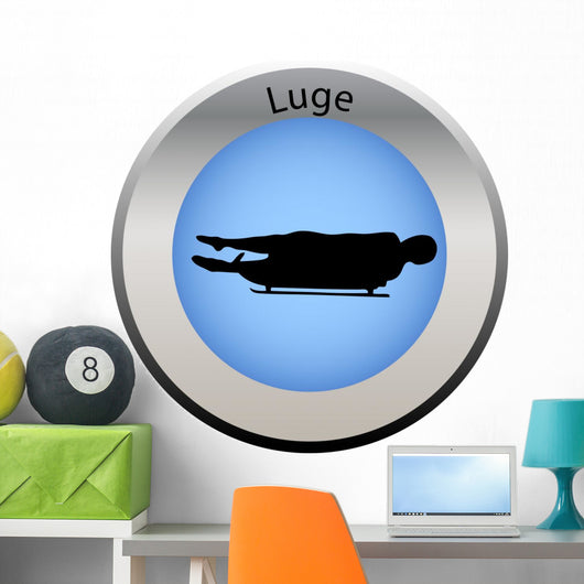 Winter Game Button Luge