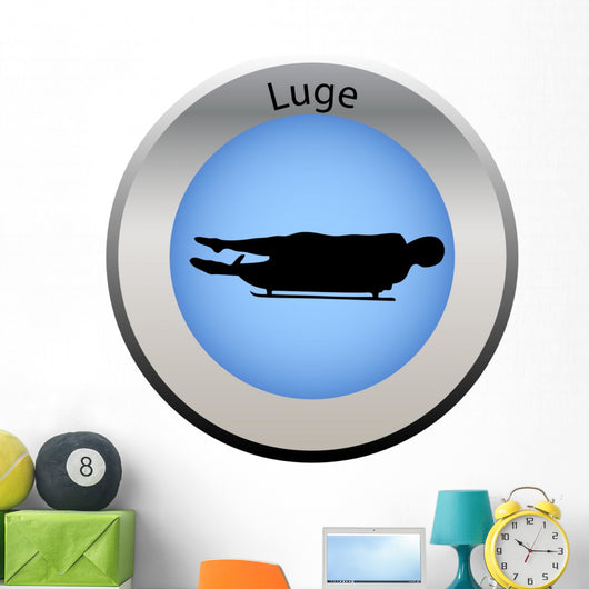 Winter Game Button Luge