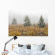 Snowfall On Meadow, Banff National Park, Alberta Wall Mural