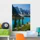 Moraine Lake And The Wenkchemna Peaks, Banff National Park, Alberta Wall Mural