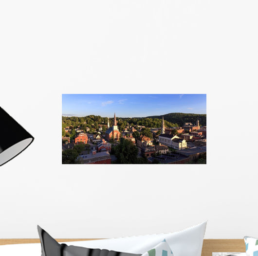 Looking down Churches and Wall Decal